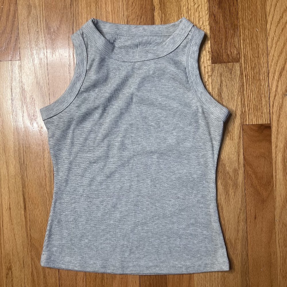 Grey Knitted Sleeveless